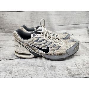 Nike Air Max Torch 4 Men Size 10 White Grey Running Shoes 343846-100